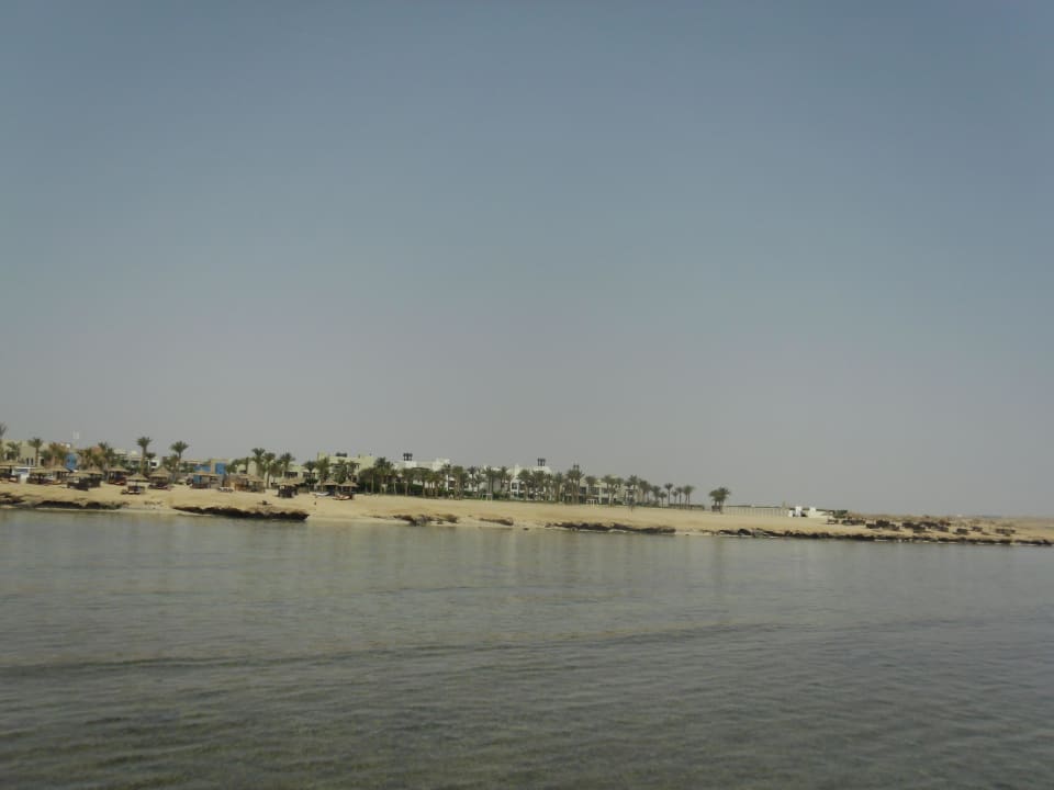 Blick auf einen Teil des Hotelstrands Pickalbatros Sands Hotel - Port Ghalib