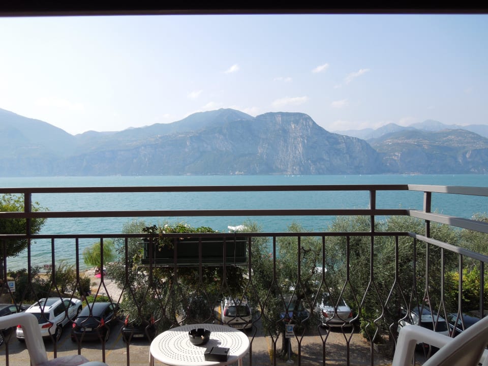 Blick vom Balkon Hotel Smeraldo