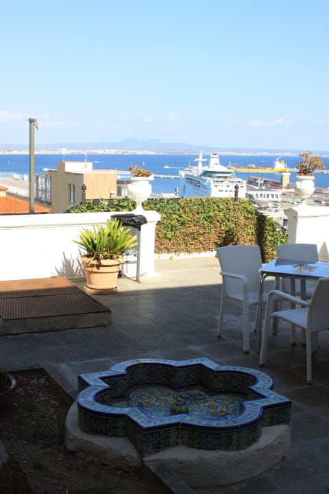 Blick von der oberen Terrasse Hotel Amic Horizonte