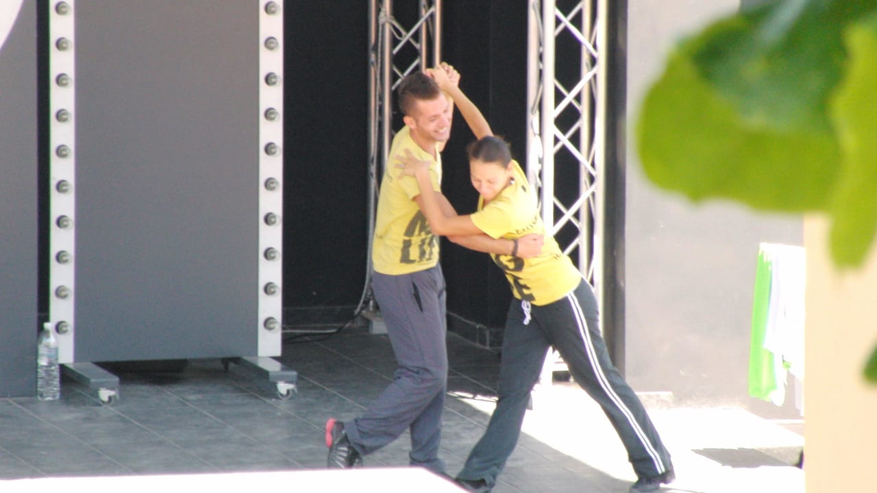 Tägliches Tanztraining in der Mittagszeit Atlantica Marmari Palace