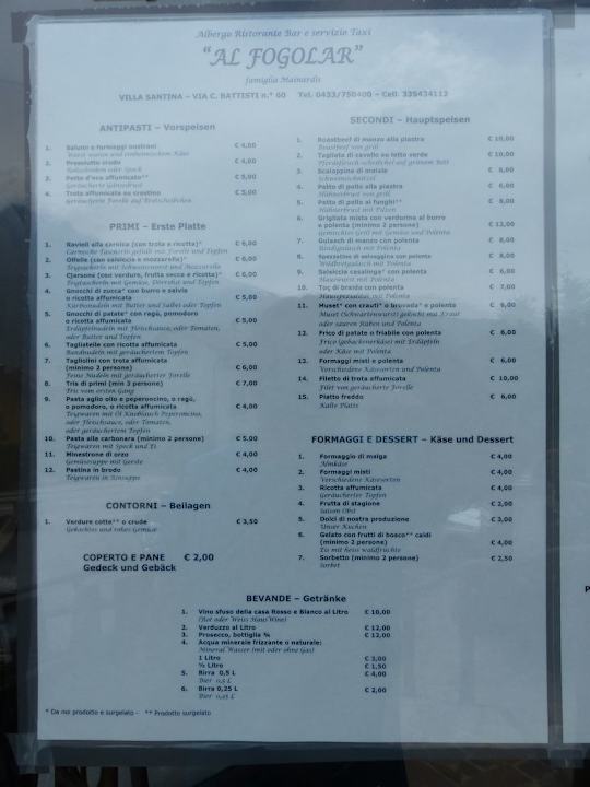 Restaurant Albergo Ristorante Al Fogolar