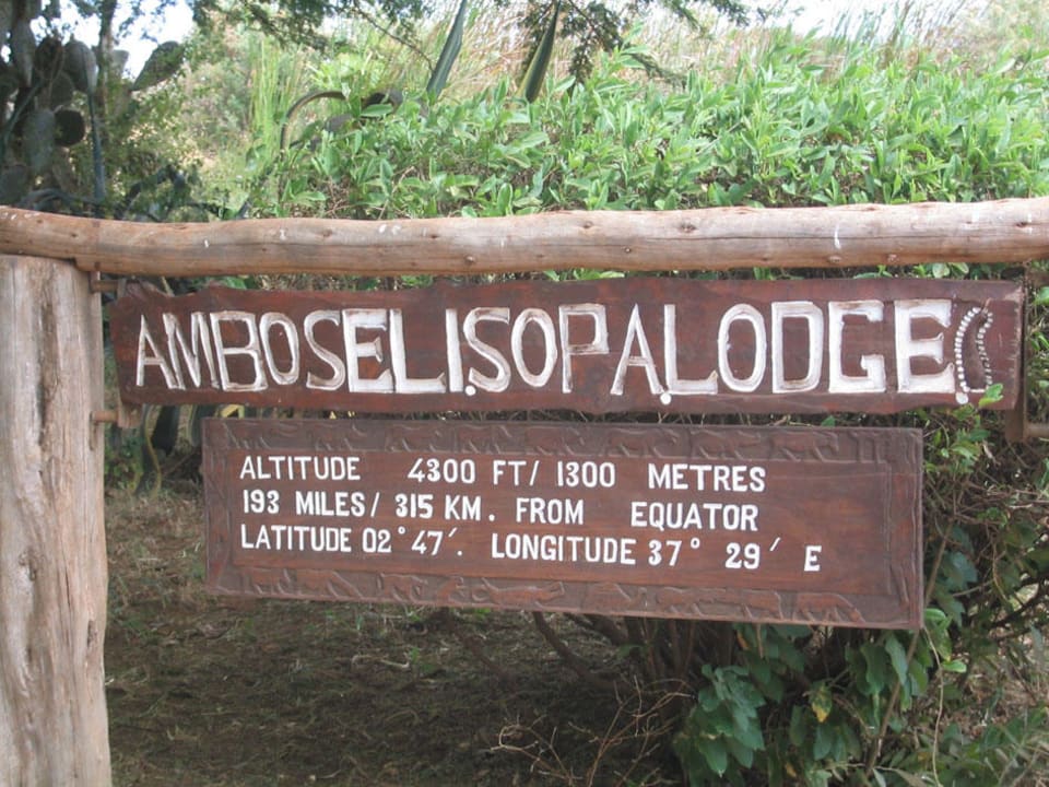 geografische Daten Hotel Amboseli Sopa Lodge