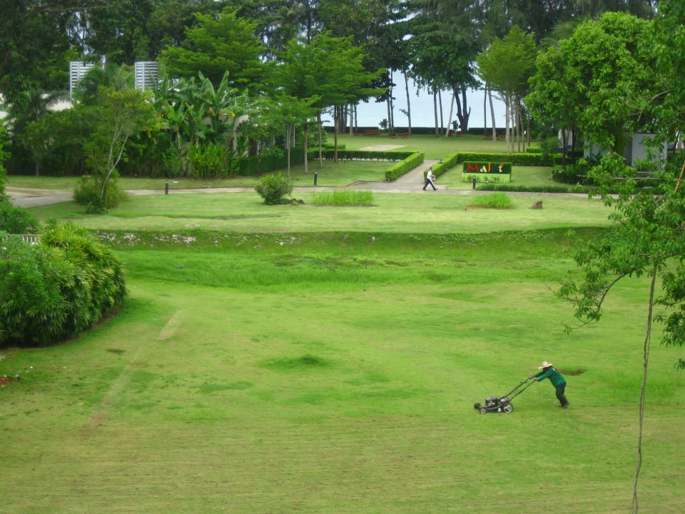 Unser Blick vom Zimmer Dusit Thani Krabi Beach Resort