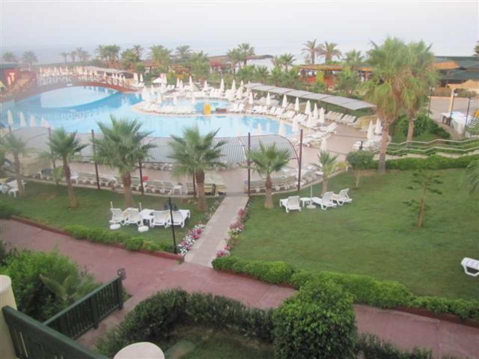 Schöner Ausblick aus dem Zimmer Oz Hotels Incekum Beach