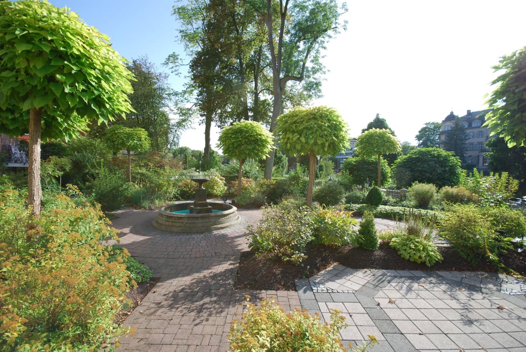 Hoteleigene Gartenanlage Hotel Residenz am Rosengarten