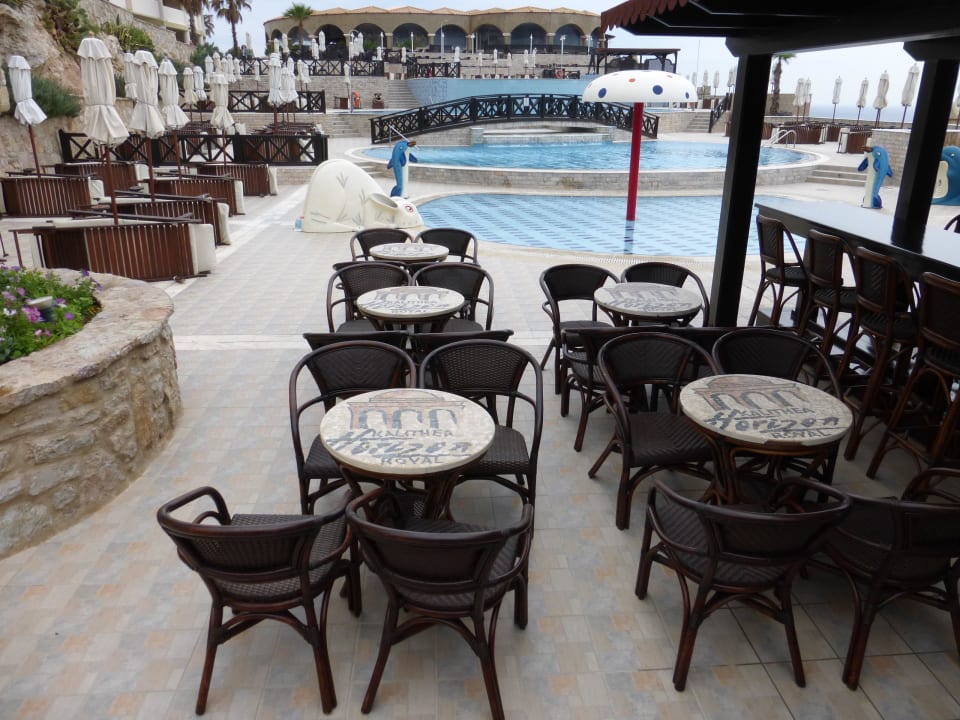 Blick von der Poolbar Hotel Kalithea Horizon Royal