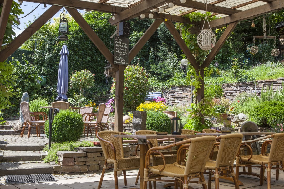 Gartenanlage Weinhotel Hubertus Garni