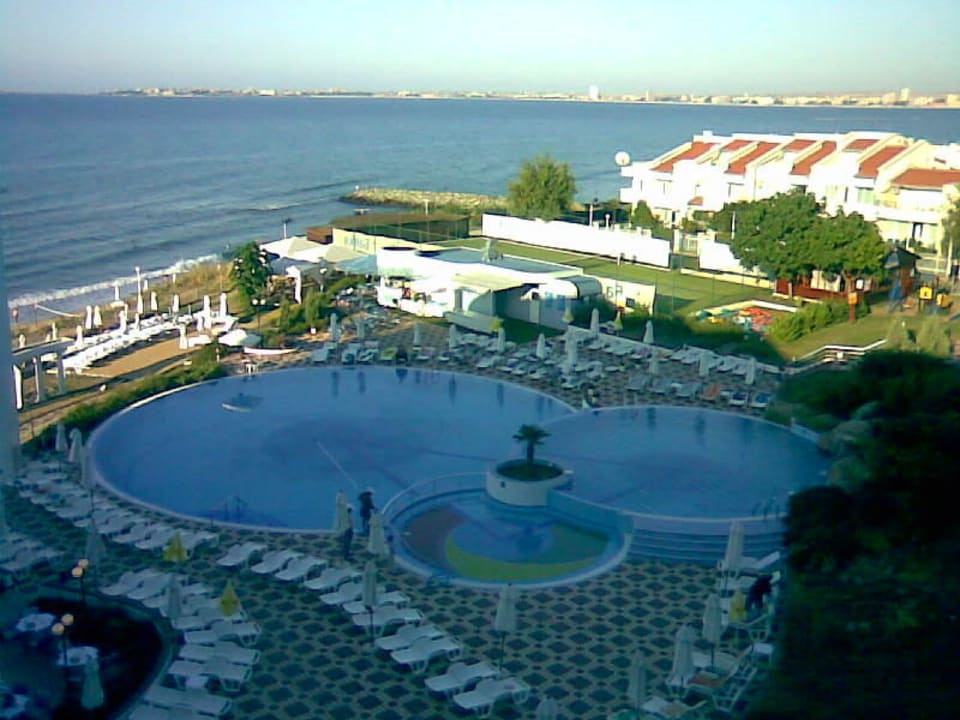Ausblick vom Balkon Hotel Sineva Beach