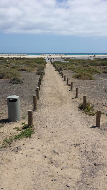 Der Weg zum Strand durch das Naturschutzgebiet Occidental Jandía Playa