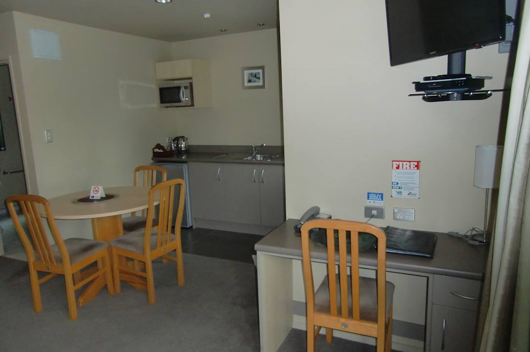 Blick auf Kitschnette Quality Suites Kaikoura