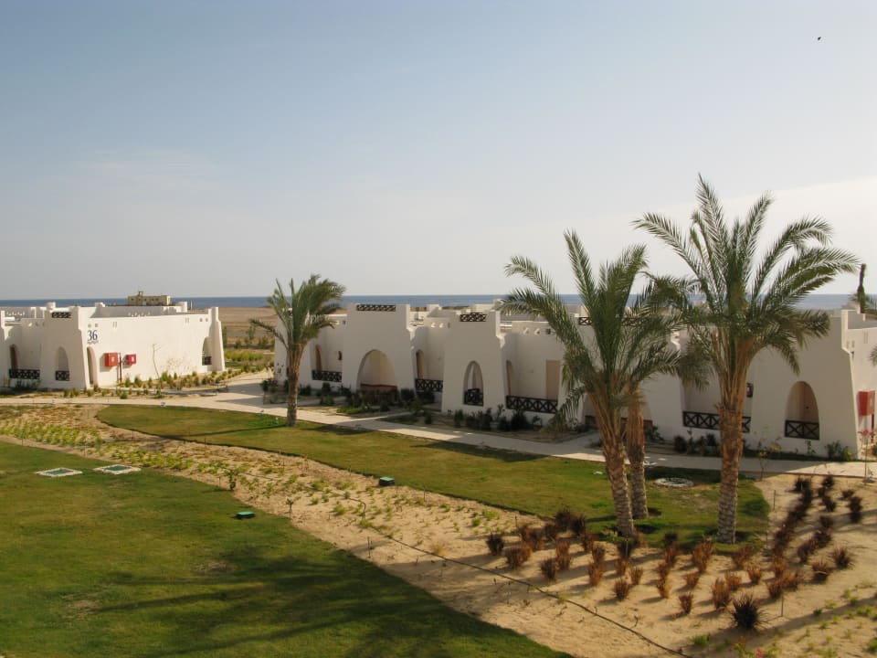 Ausblick vom Deluxe Zimmer Hilton Marsa Alam Nubian Resort