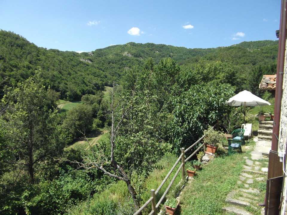 Kleine Terrasse vor einem der anderen Zimmer Agriturismo Relais Castello Della Pieve