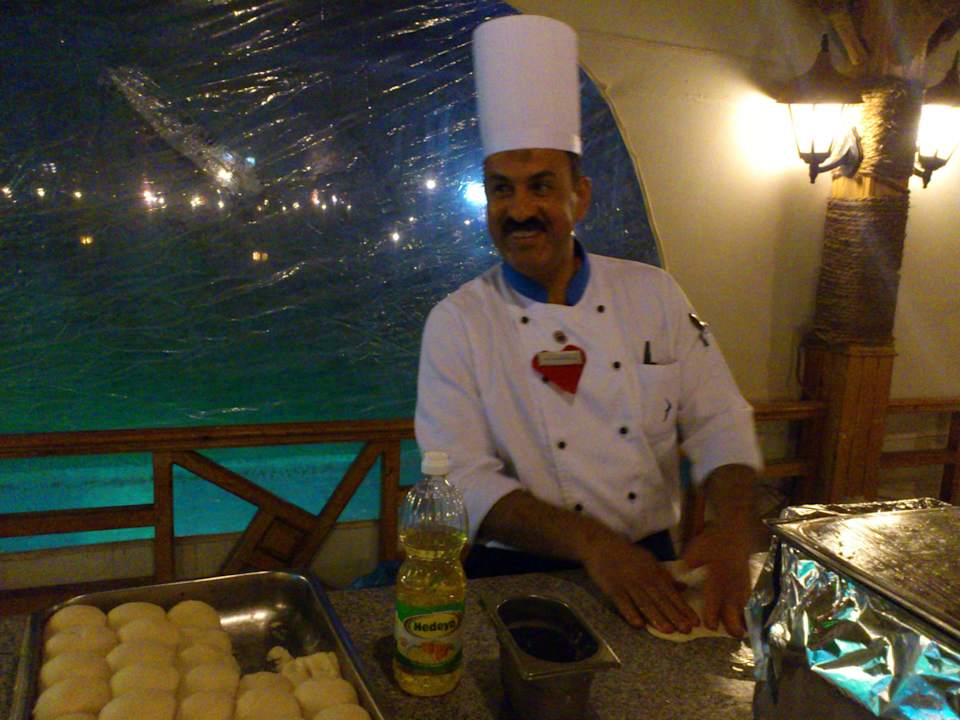 Einer der köche im Ausebereich Pickalbatros Aqua Park Resort - Hurghada