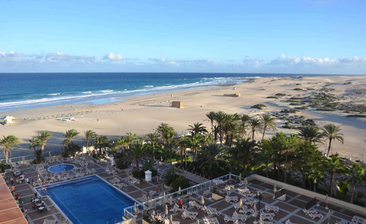 Blick vom 6.OG. Hotel Riu Oliva Beach - Hotel