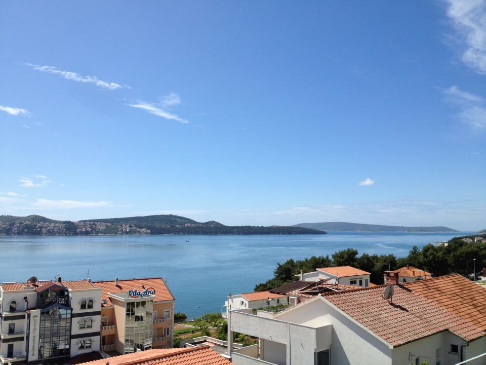 Blick von unserem Balkon  Apartments Villa Milic