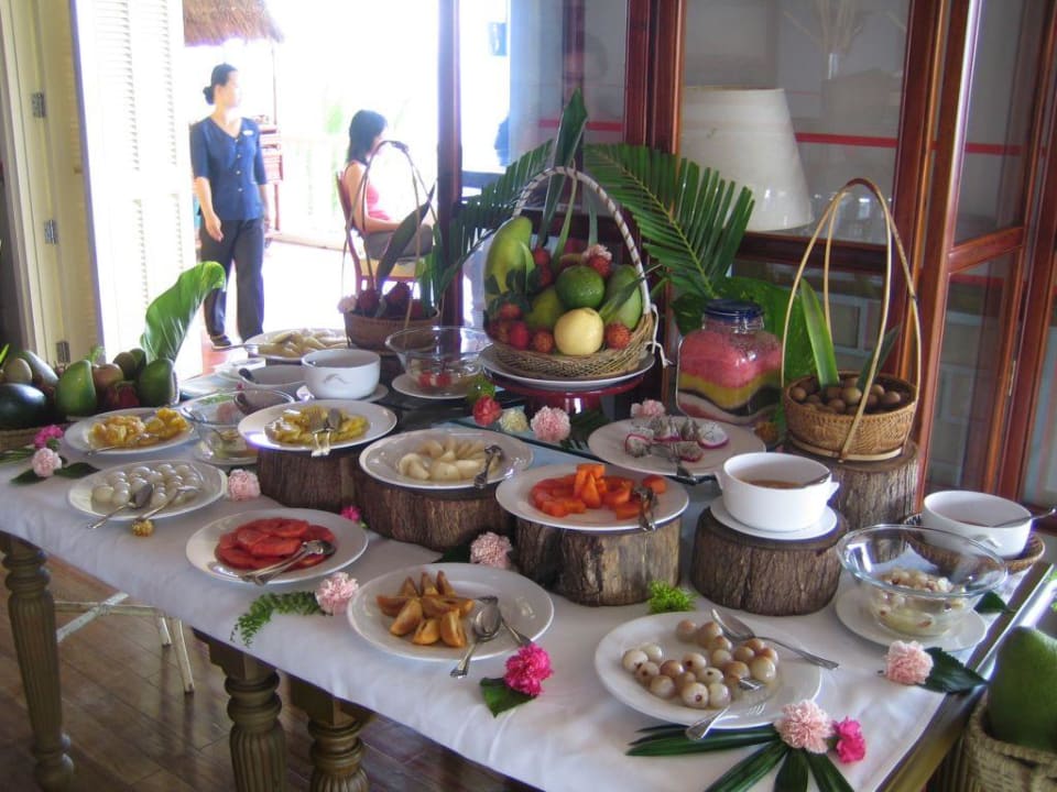 Obst zum Frühstück La Veranda Resort Phu Quoc