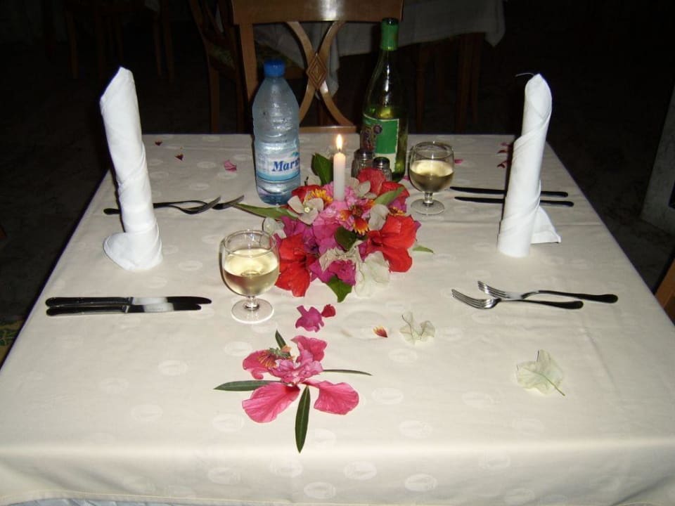 Tischdeko Hotel El Mouradi Djerba Menzel