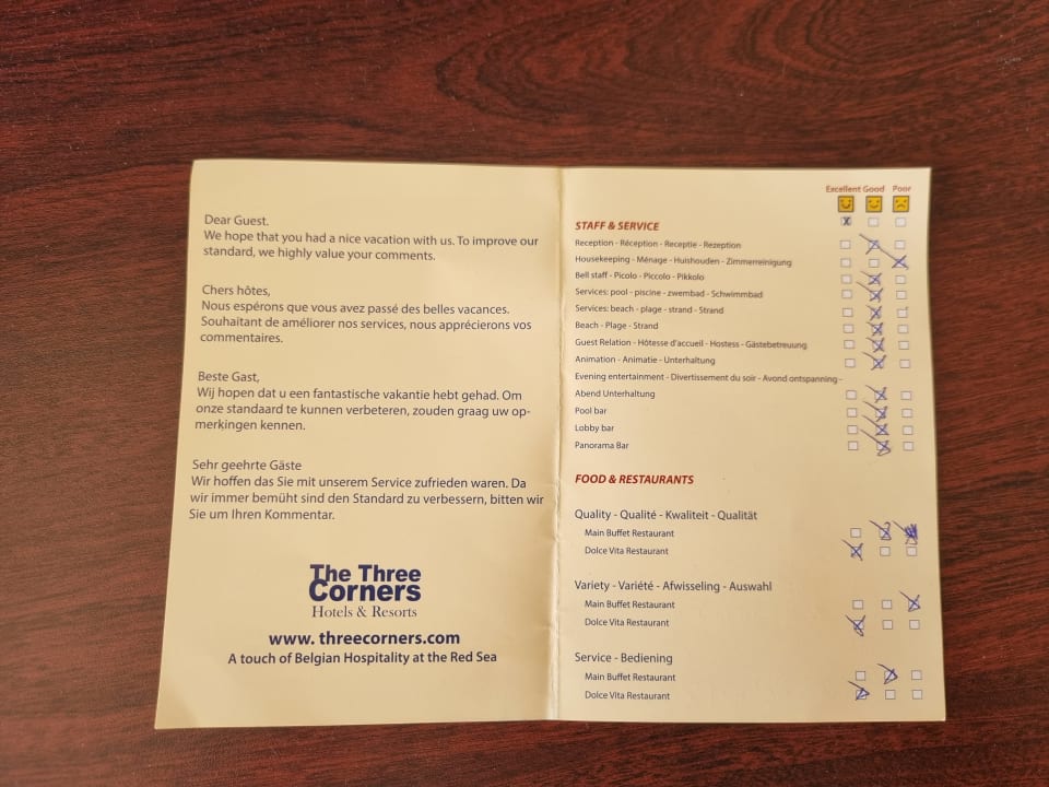 Sonstiges Three Corners Equinox Beach Resort