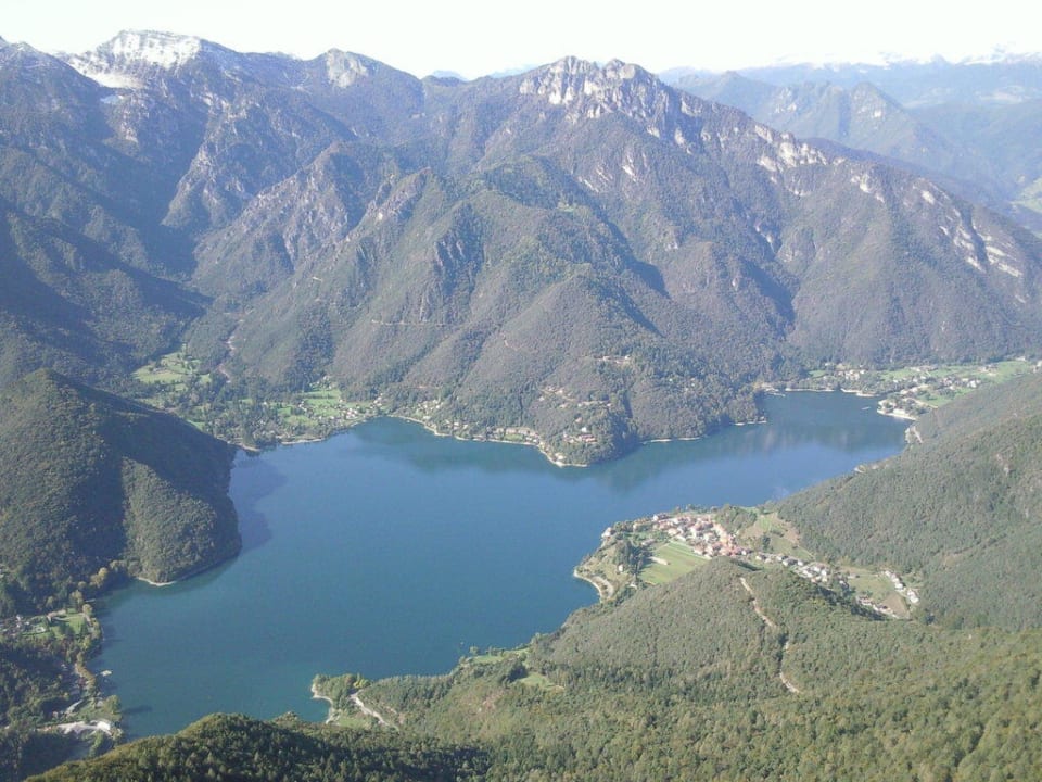 Il Lago di Ledro da Cima d'Oro Hotel Cà Mea Dina