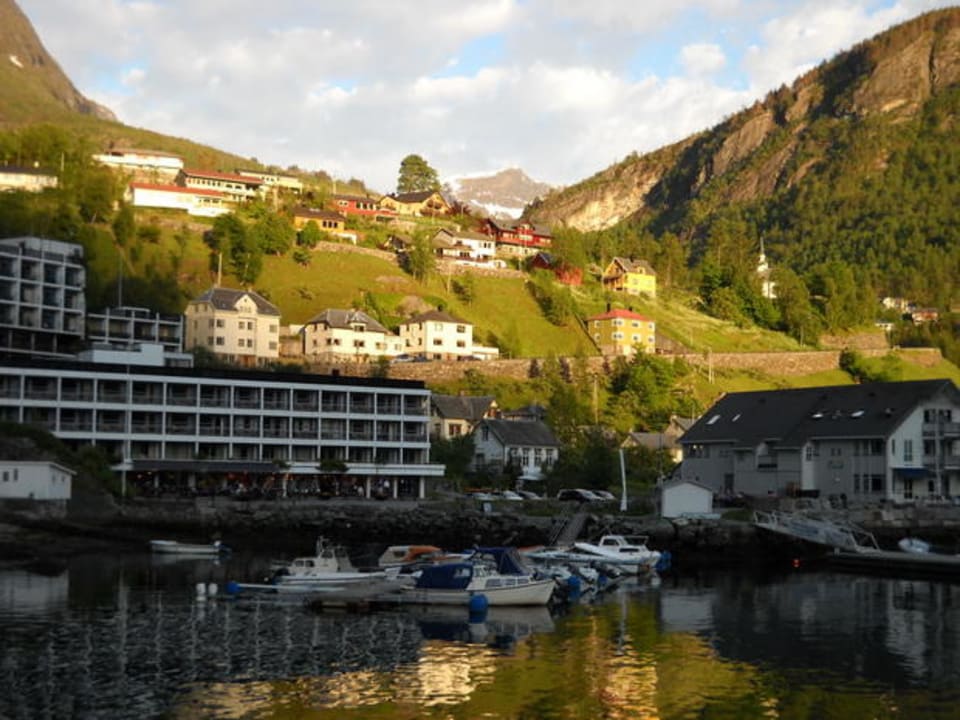 Abendliche Stimmung Hotel Geiranger