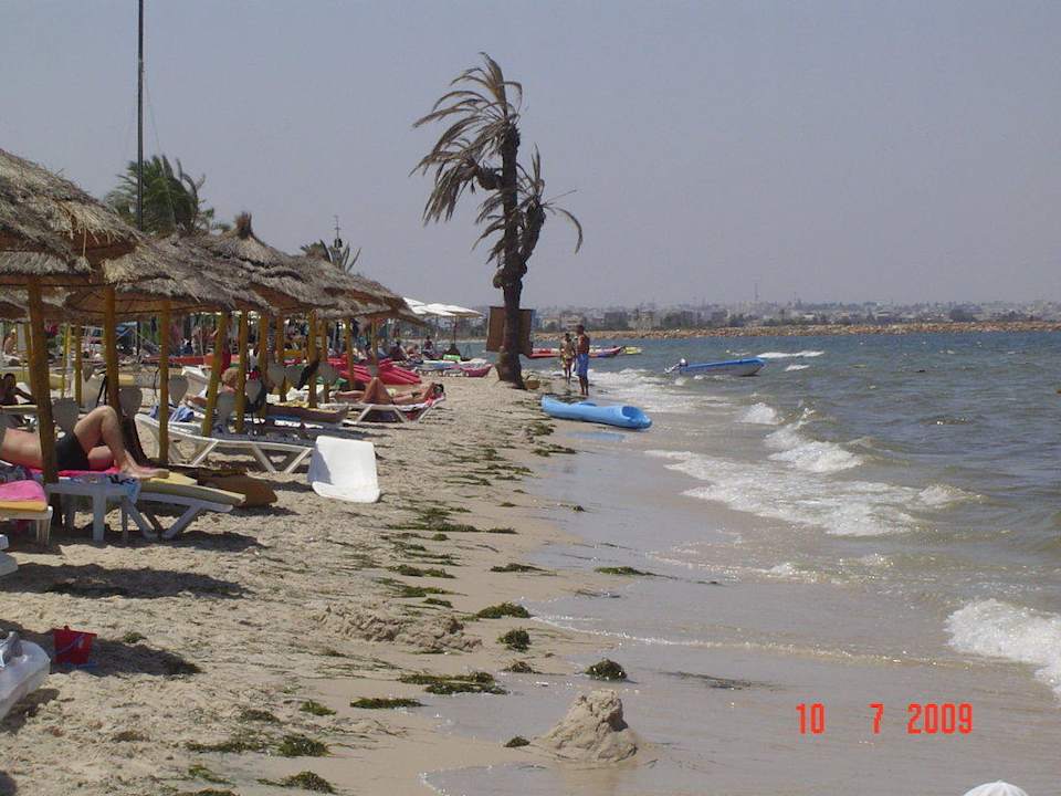 Linke Aussicht am Strand entlang Houda Golf & Beach Club