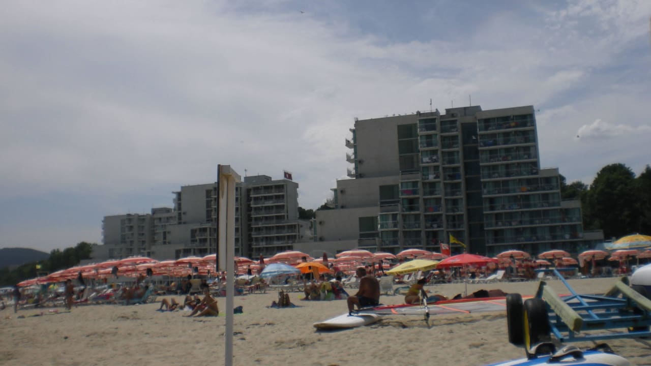 Vom Strand aus Hotel Borjana