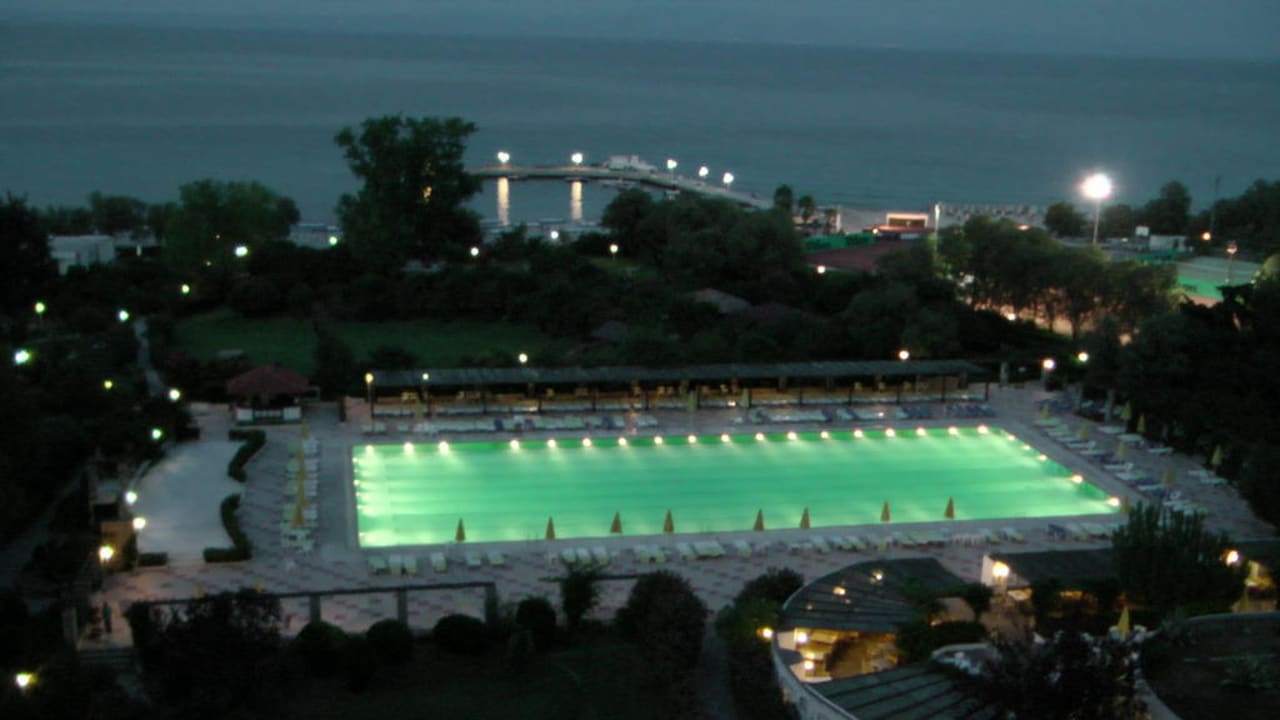 Ausblick vom Balkon - ein Traum Hotel Athos Palace