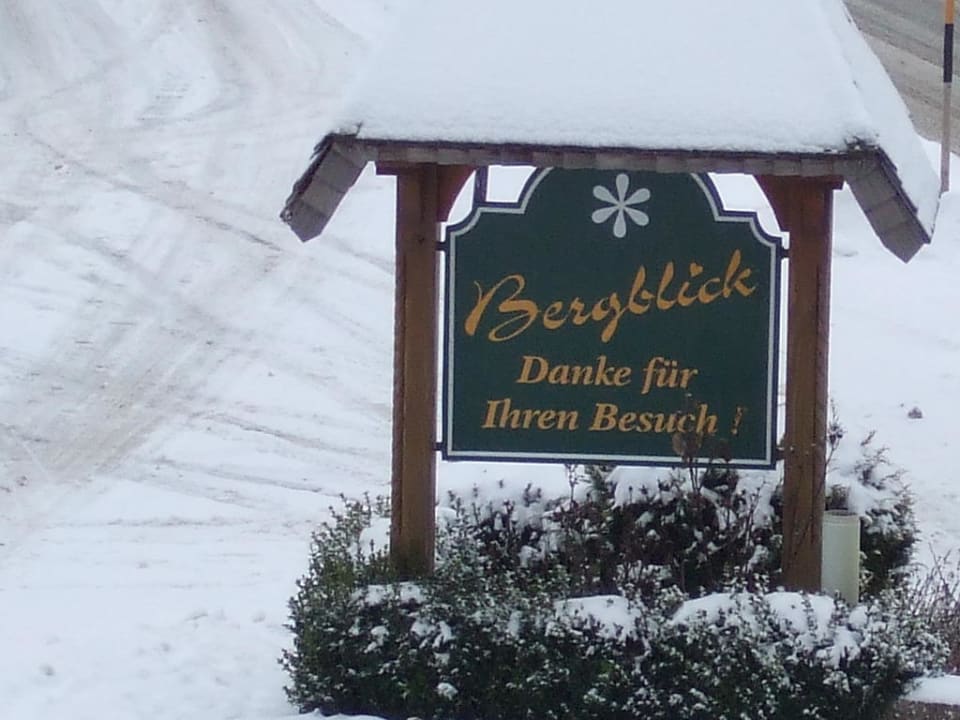 Netter Abschiedsgruß Hotel Landgasthof Bergblick