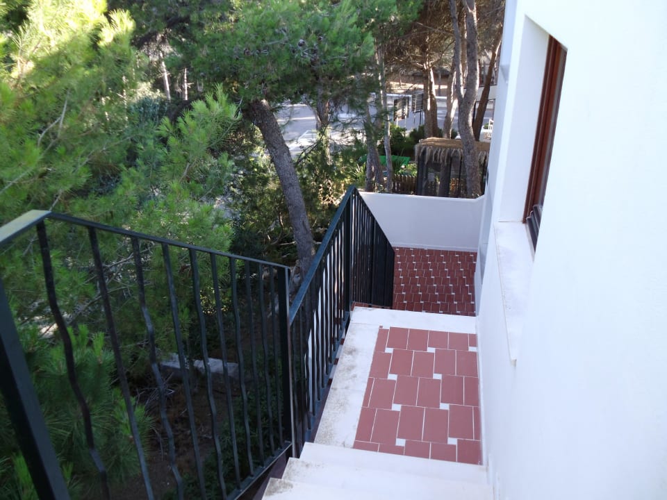  Treppengang vor der Balkonterrasse Playa Parc Apartments