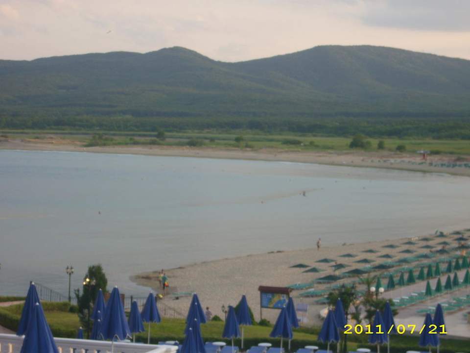 Blick von der Restaurantterrasse Duni Royal Resort - Marina Beach