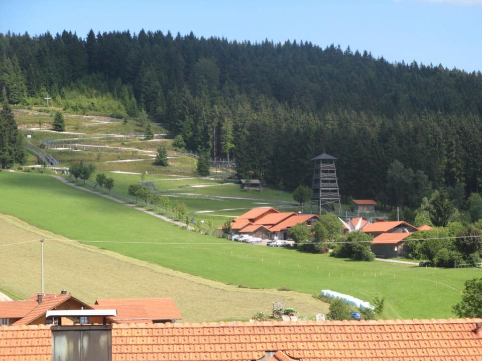Blick vom Zimmer  Hotel Reinerhof
