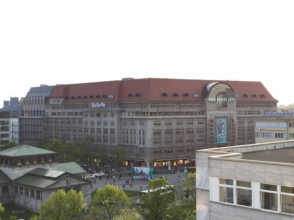 Blick vom Balkon ibis Berlin Kurfürstendamm