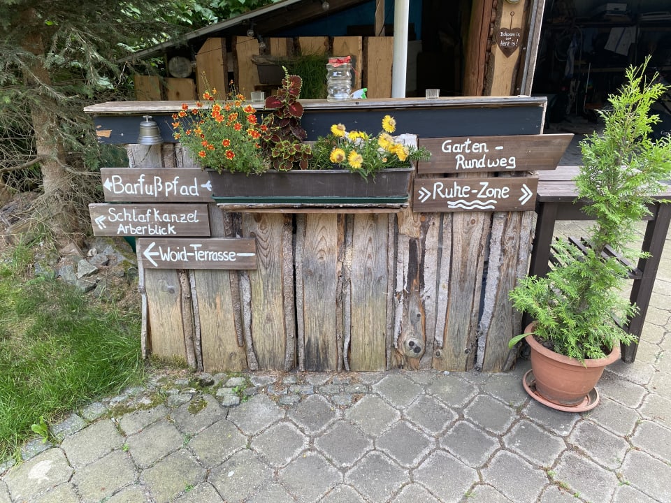 Gartenanlage Pension Schatzkisterl