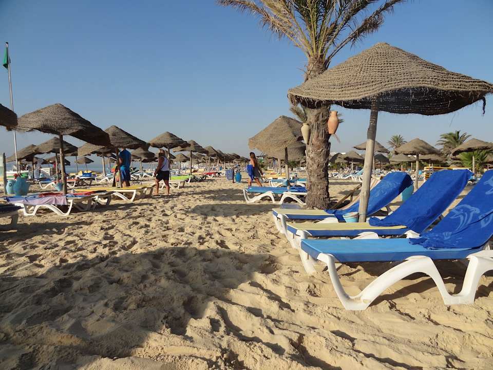 Strand am Morgen Hotel Paradis Palace