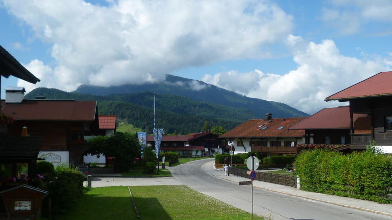 Ausblick Terrasse Gästehaus Höflinger