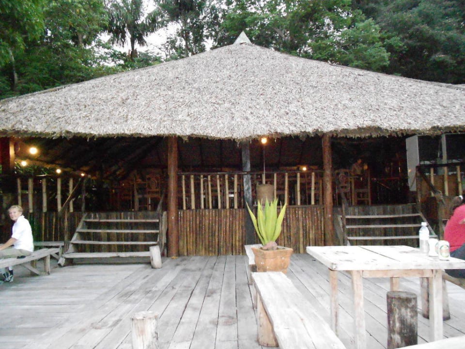 Restaurant & Terrasse Amazon Village Lodge