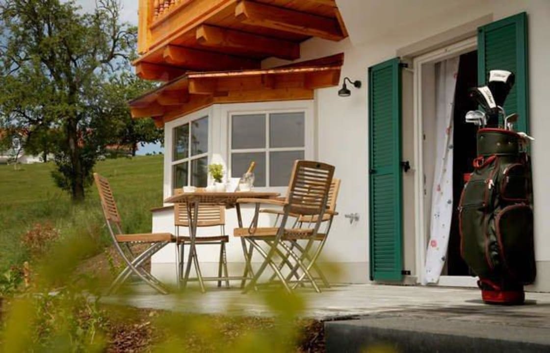 Terrasse Golfdorf Uttlau