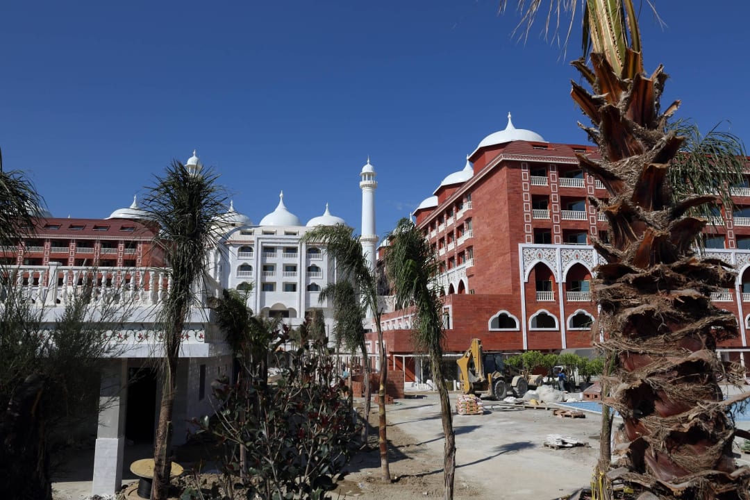 Überall emsige Betriebsamkeit. Royal Taj Mahal Hotel