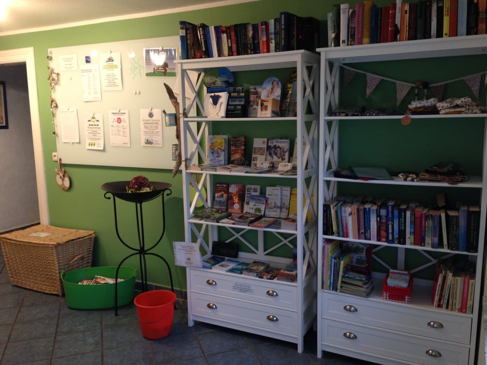 Lobby Ferienbauernhof Liesenberg mit Meerblick