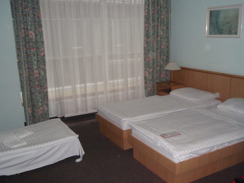 Doppelbett ins Zimmer City Hotel Pilvax