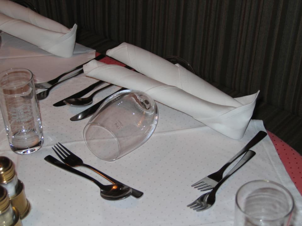 Tischdeko vom Galadinner Hotel Hubertushof