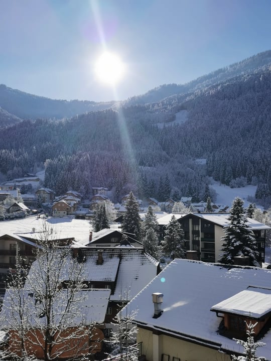 Ausblick Thermenwelt Hotel Pulverer
