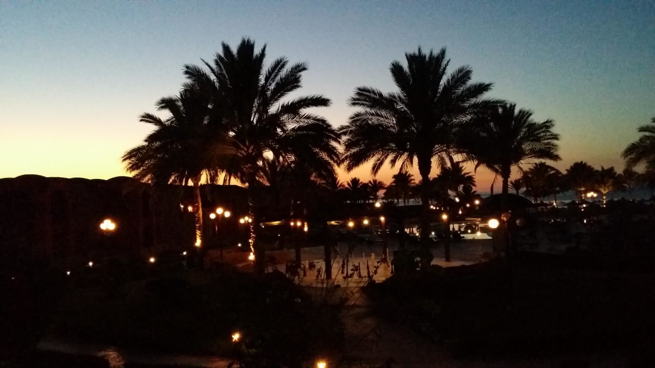 Sonnenuntergang Zimmerausblick Swisstouch Oriental Resort Marsa Alam