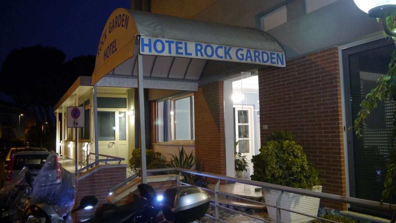 Eingangsbereich Pension Rock Garden