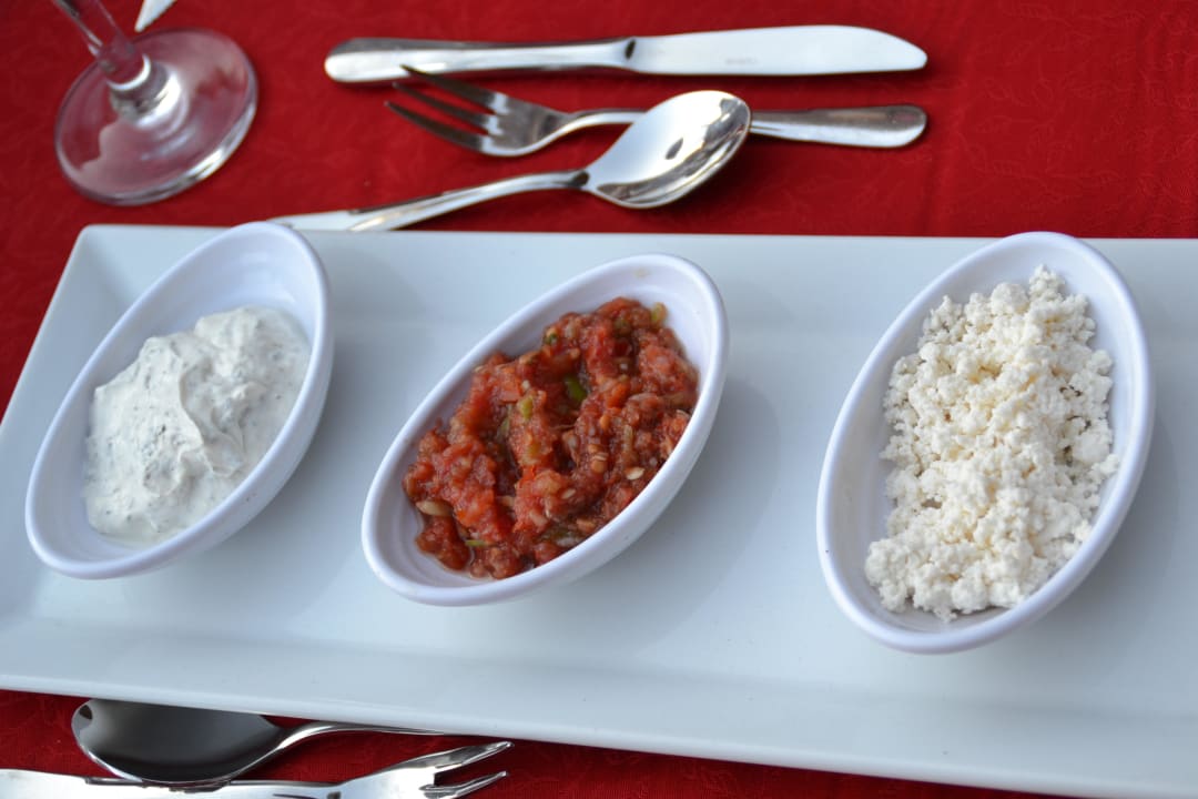 Vorspeisen im Ottoman Restaurant Hane Family Resort