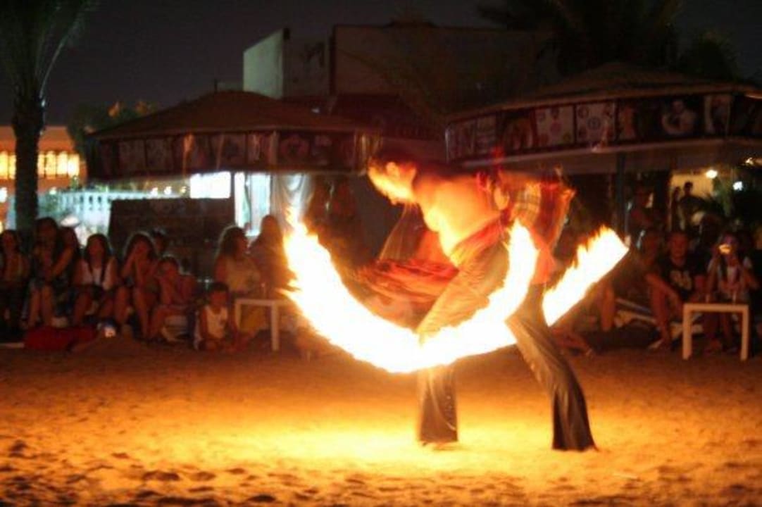 Fire Show Aladdin Beach Resort