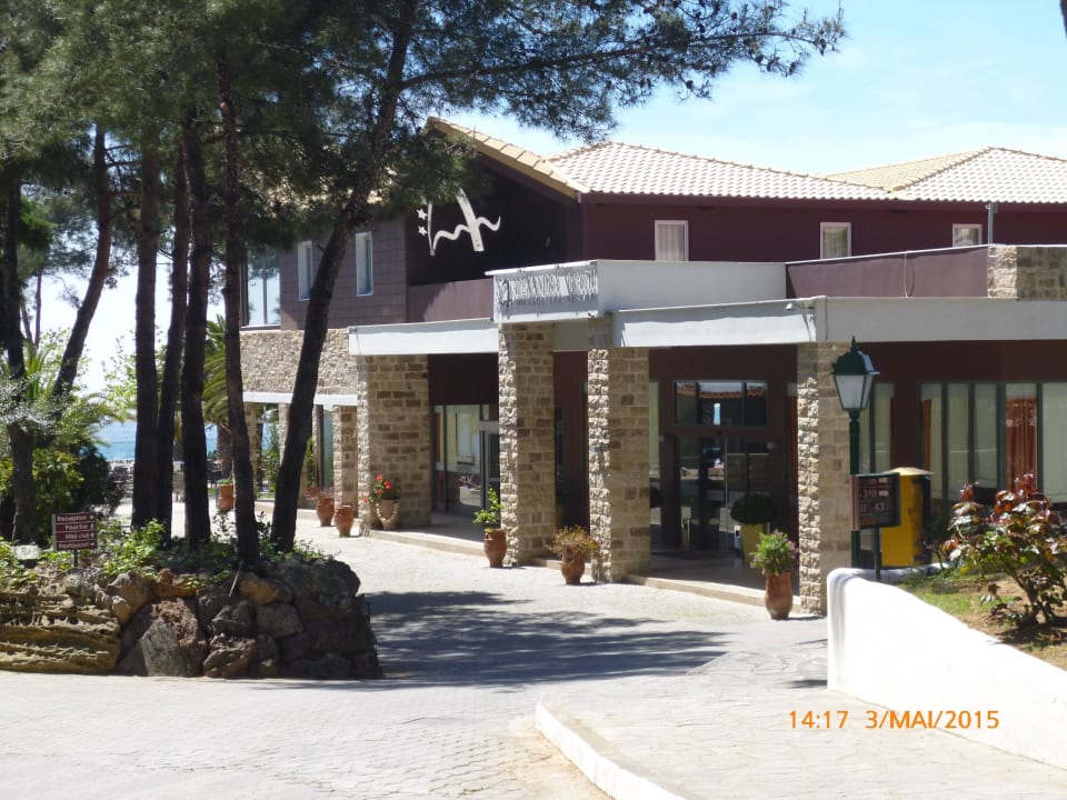Eingang Alexandra Beach Alexandra Beach Thassos Spa Resort