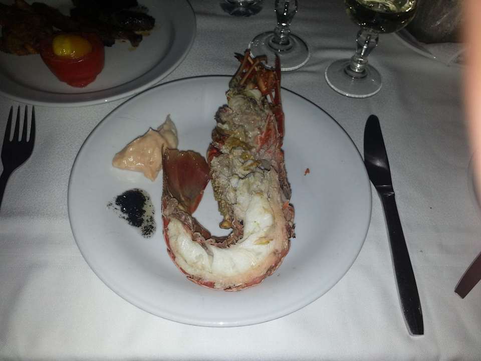 Hummer + Mayodip + Knoblauch + Schwarze Sauce = hm The Orangers Beach Resort and Bungalows