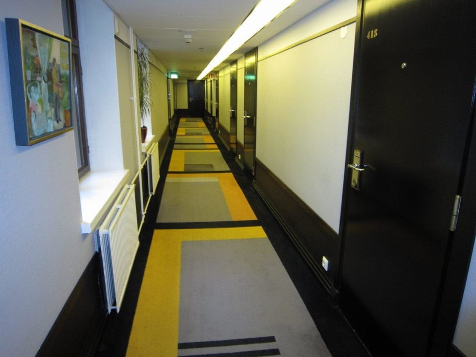 Art Deco hallway in the main building Solo Sokos Hotel Torni Helsinki