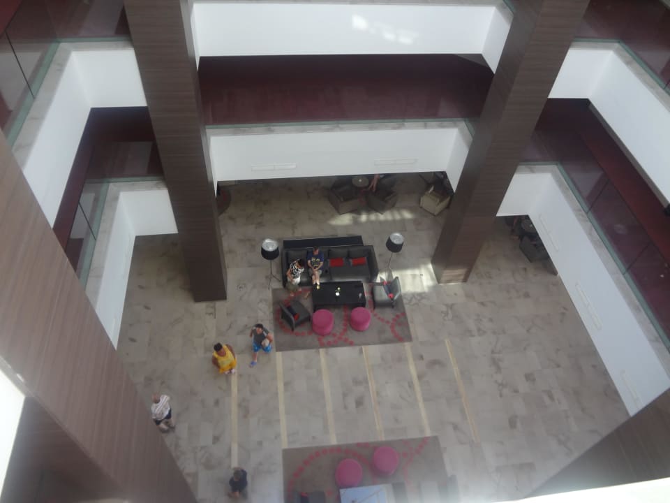 Lobby von oben Hotel Rosa Beach